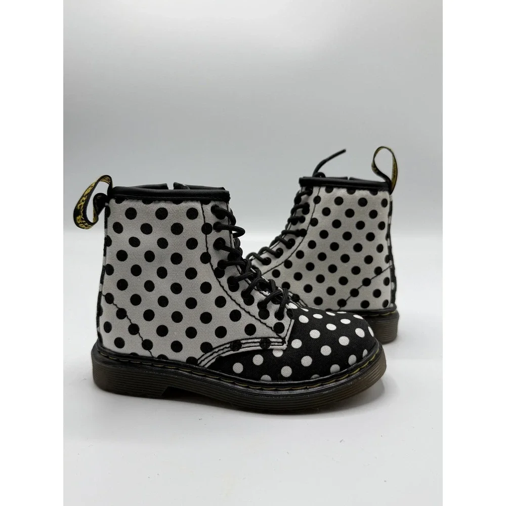 Dr. Martens Brooklee Polka Dot AW004 Toddler Size 9 Pre-Owned No Box